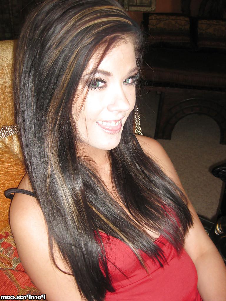 16P Nicole Ray in miniskirt strips at the party to have groupsex