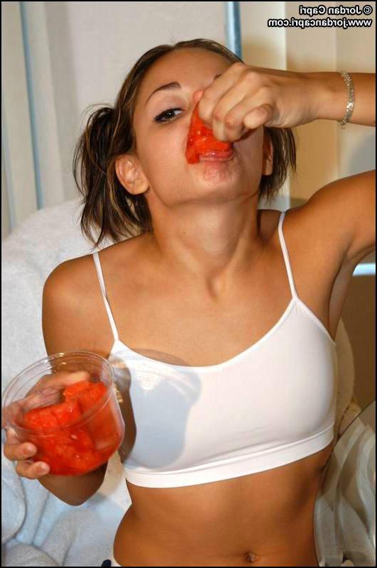 15P Jordan teasing with a melon