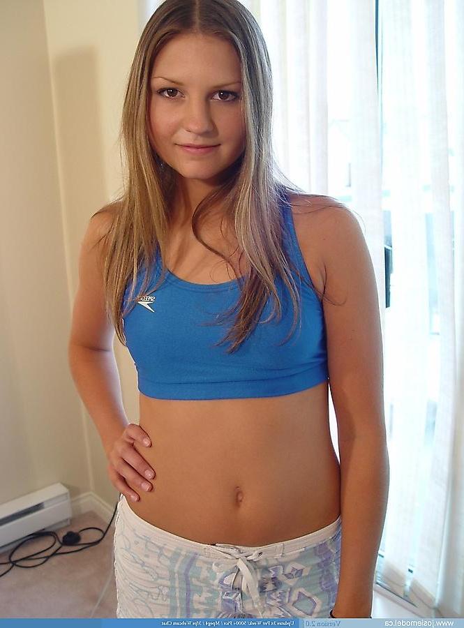 20P Pictures of teen Josie Model waiting for your hard cock
