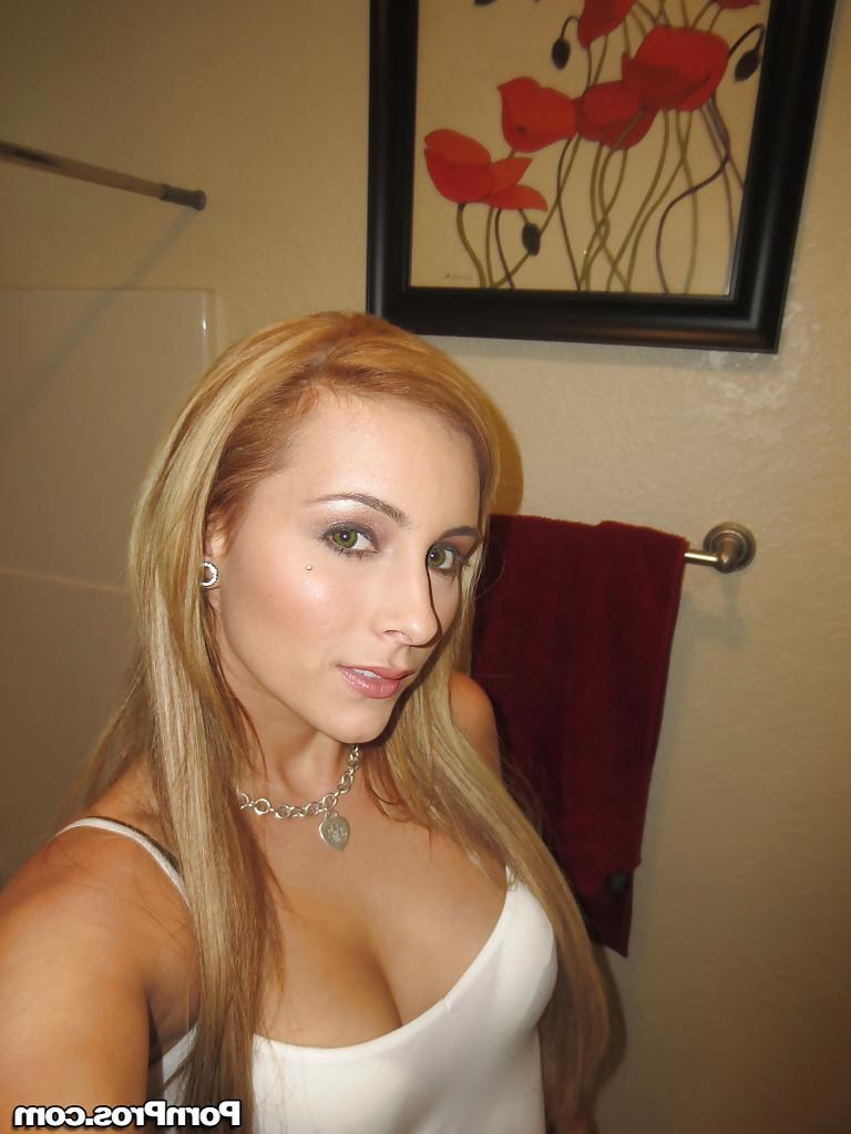 16P Beautiful blonde slut Nikki loves self shot undressing