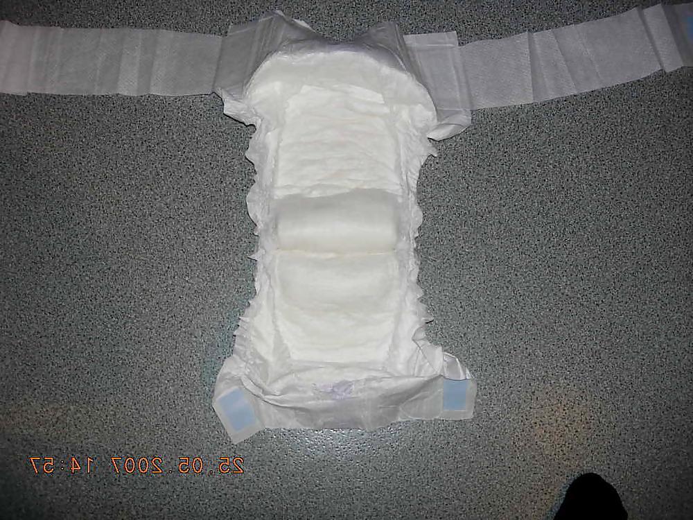 9P New diaper and plastic pants pics of him