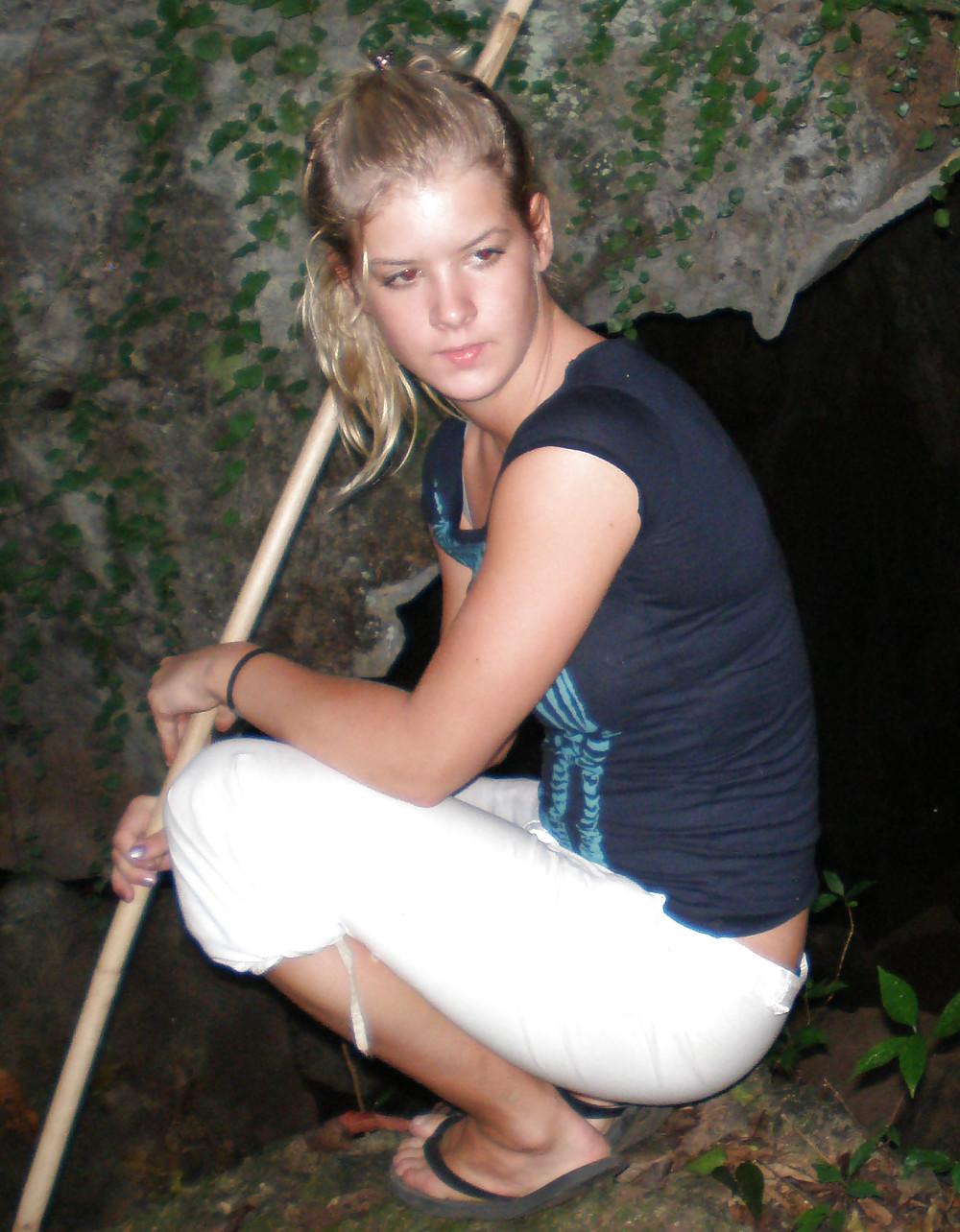 25P Blonde Cutie On Vacation