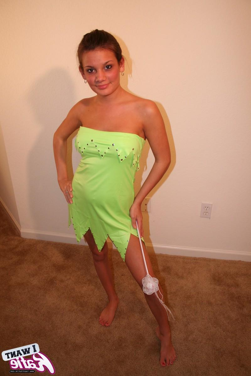 12P Katie dresses up as a sexy fairy and wishes you a very happy Halloween
