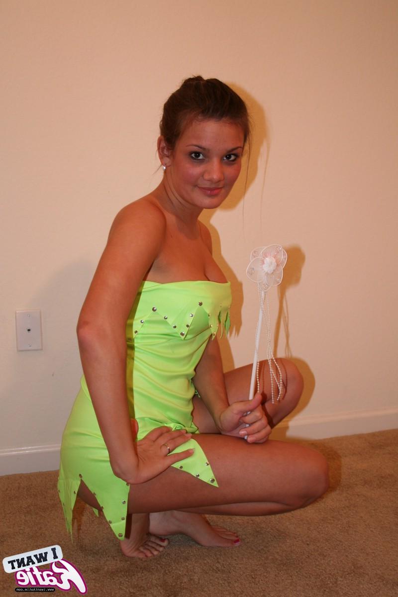12P Katie dresses up as a sexy fairy and wishes you a very happy Halloween