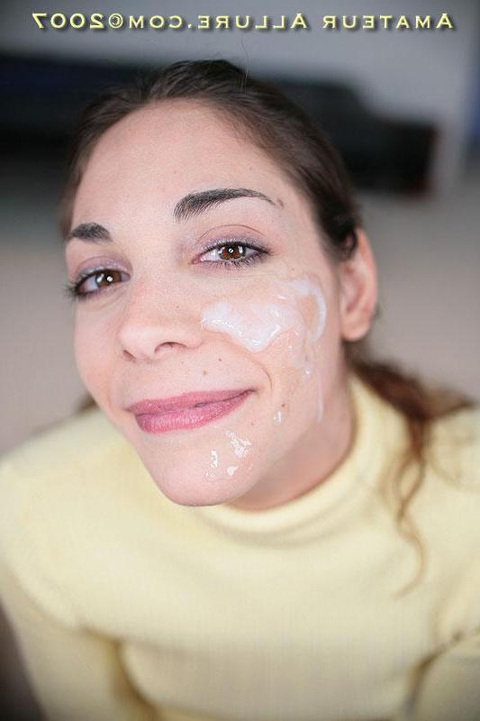 16P Teen beauty Katie gets down and gives head for a big facial
