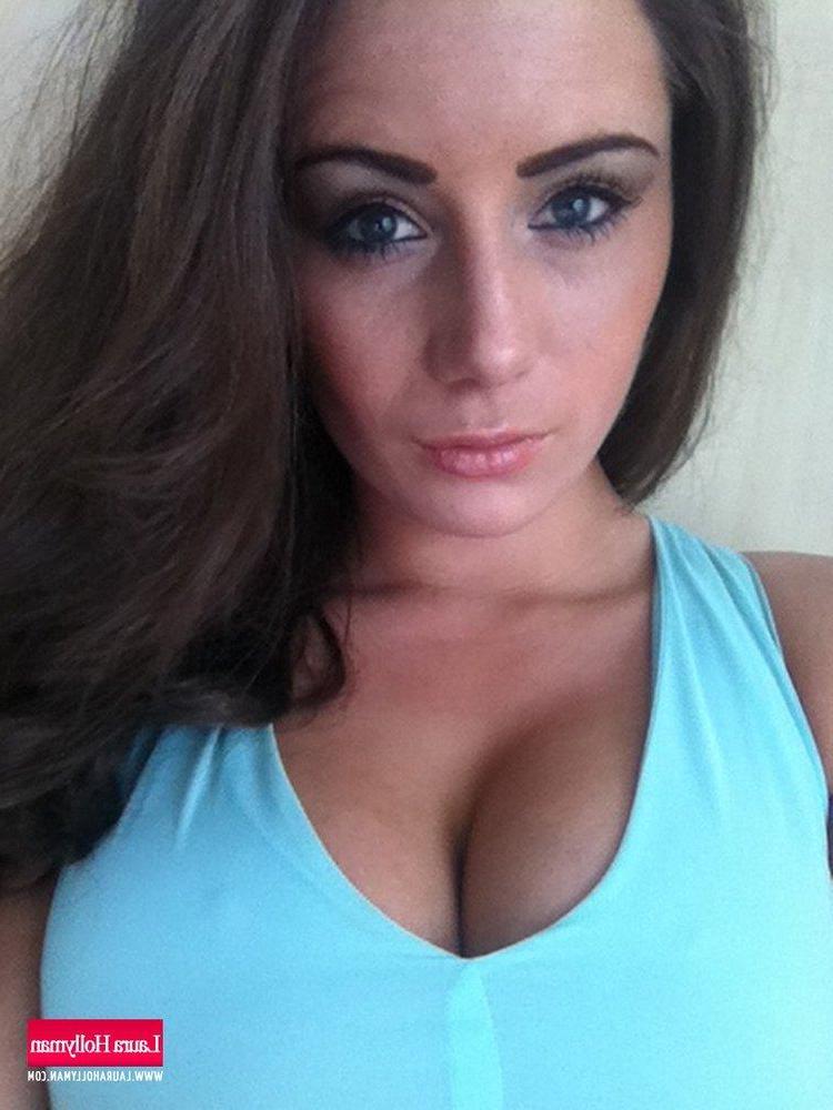 12P Laura Hollyman strips off her sexy blue dress