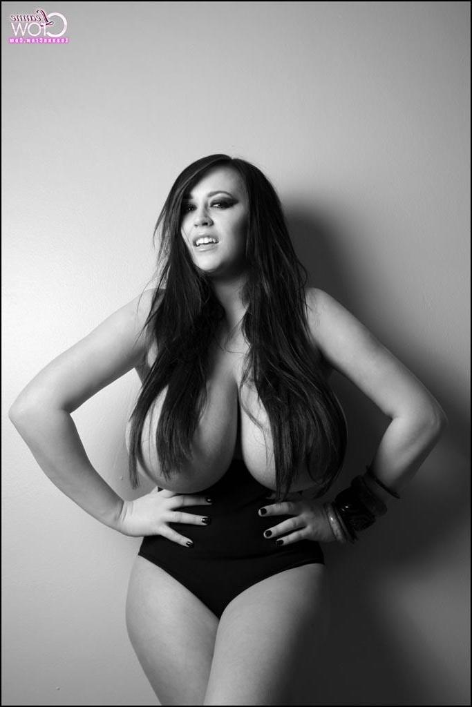 15P Busty babe Leanne Crow poses in noir style