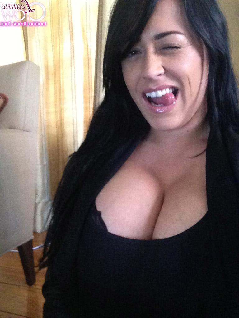 15P Busty babe Leanne Crow shares some of hot hot selfies