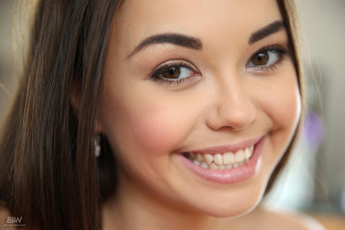 16P Brunette teen Li Moon shows you her incredible body in "Beauty Is Power"