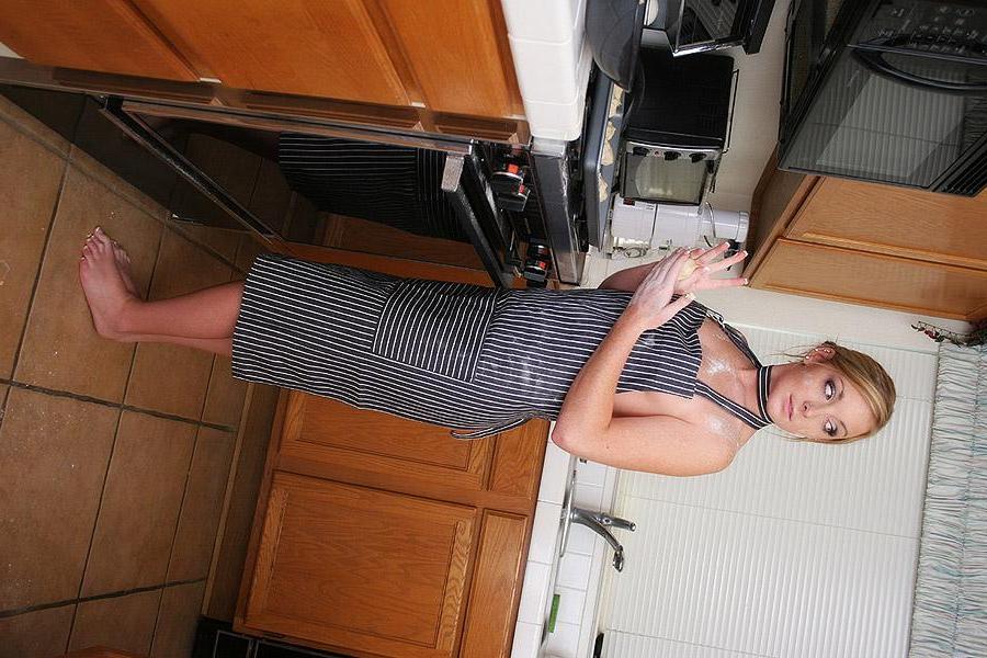 12P Love Abbie in the kitchen baking some cookies