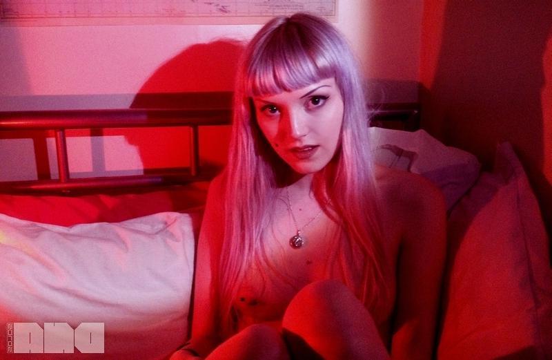 15P Hot alt girl Lovisa Grey shows you her tight nude body