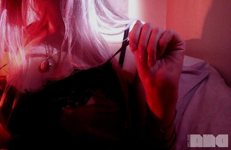 15P Hot alt girl Lovisa Grey shows you her tight nude body