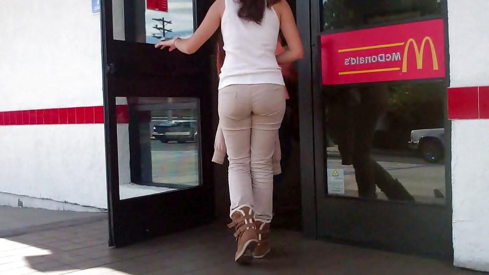 25P Butts & Ass in blue jeans looking tight