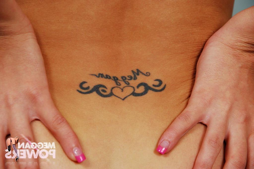 14P Pictures of Meggan Powers spreading her pussy open for you