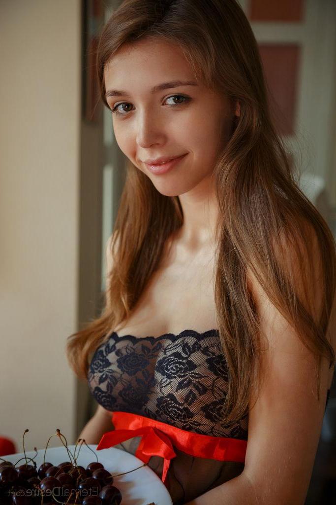 16P Beautiful girl Mila Azul gets naughty in "CHERRY"