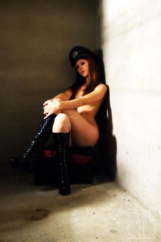 12P Pictures of Minx dressed as a sexy cop