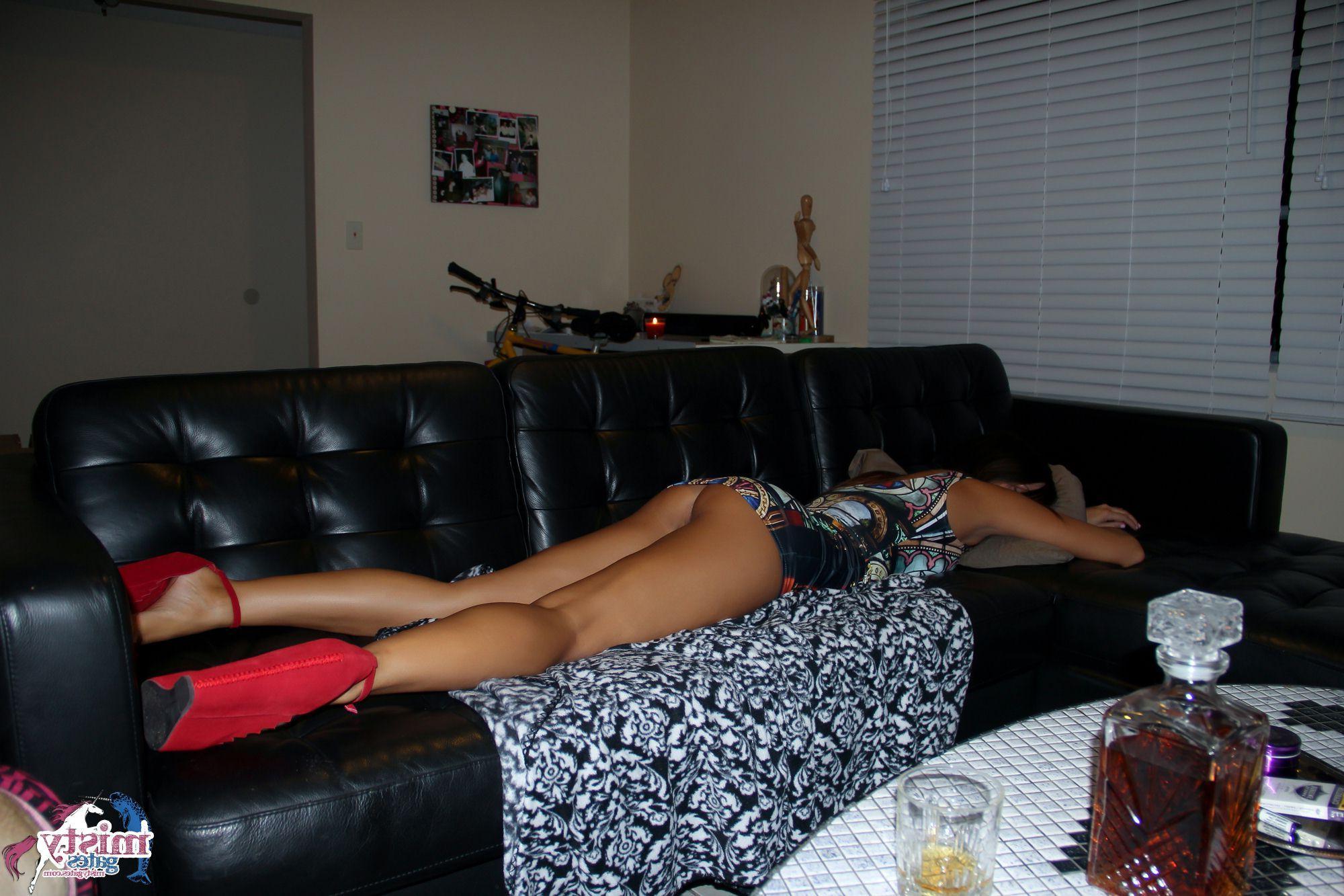 16P Misty Gates gets her sexy ass and wet pussy sleep creeped
