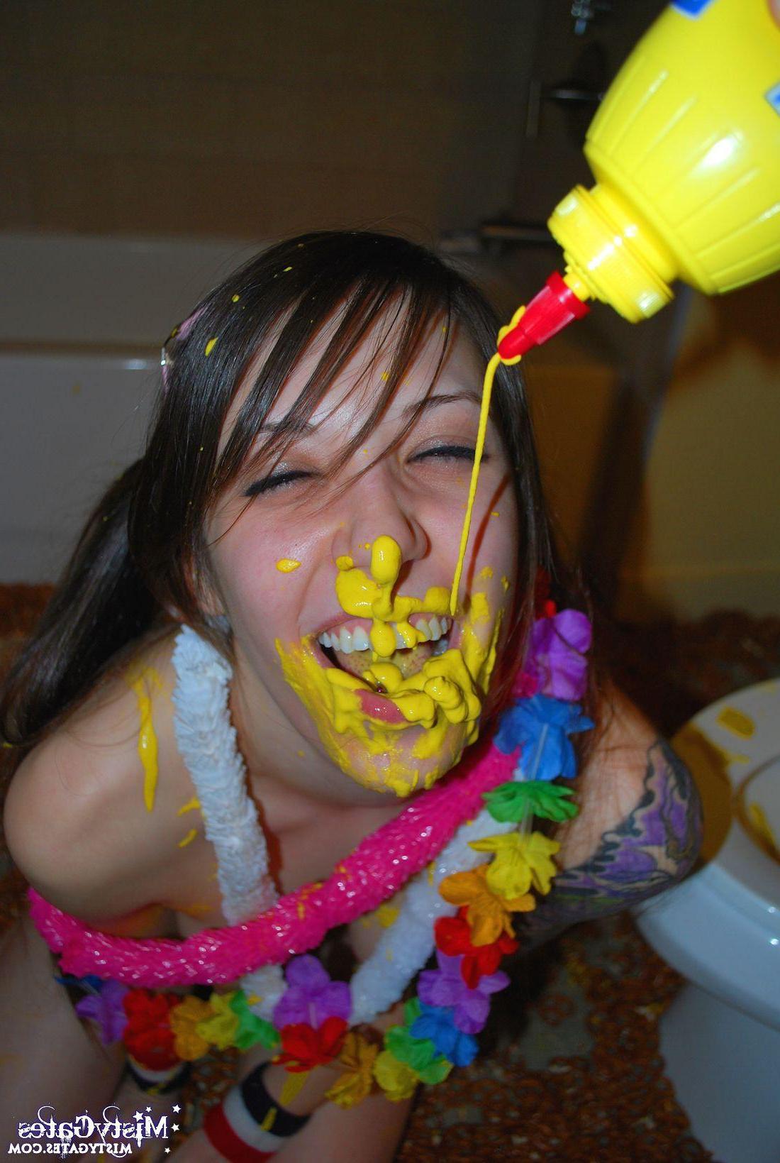 20P Pictures of Misty Gates recreating her prom night