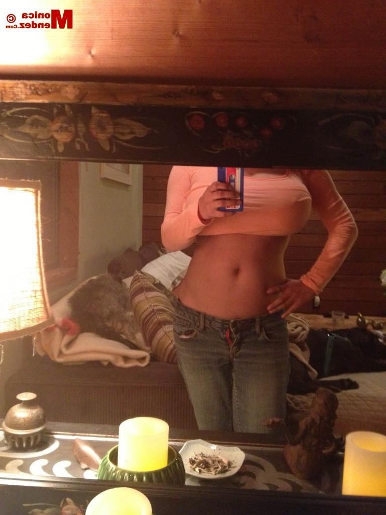 15P Busty babe Monica Mendez shares some of her hot selfies