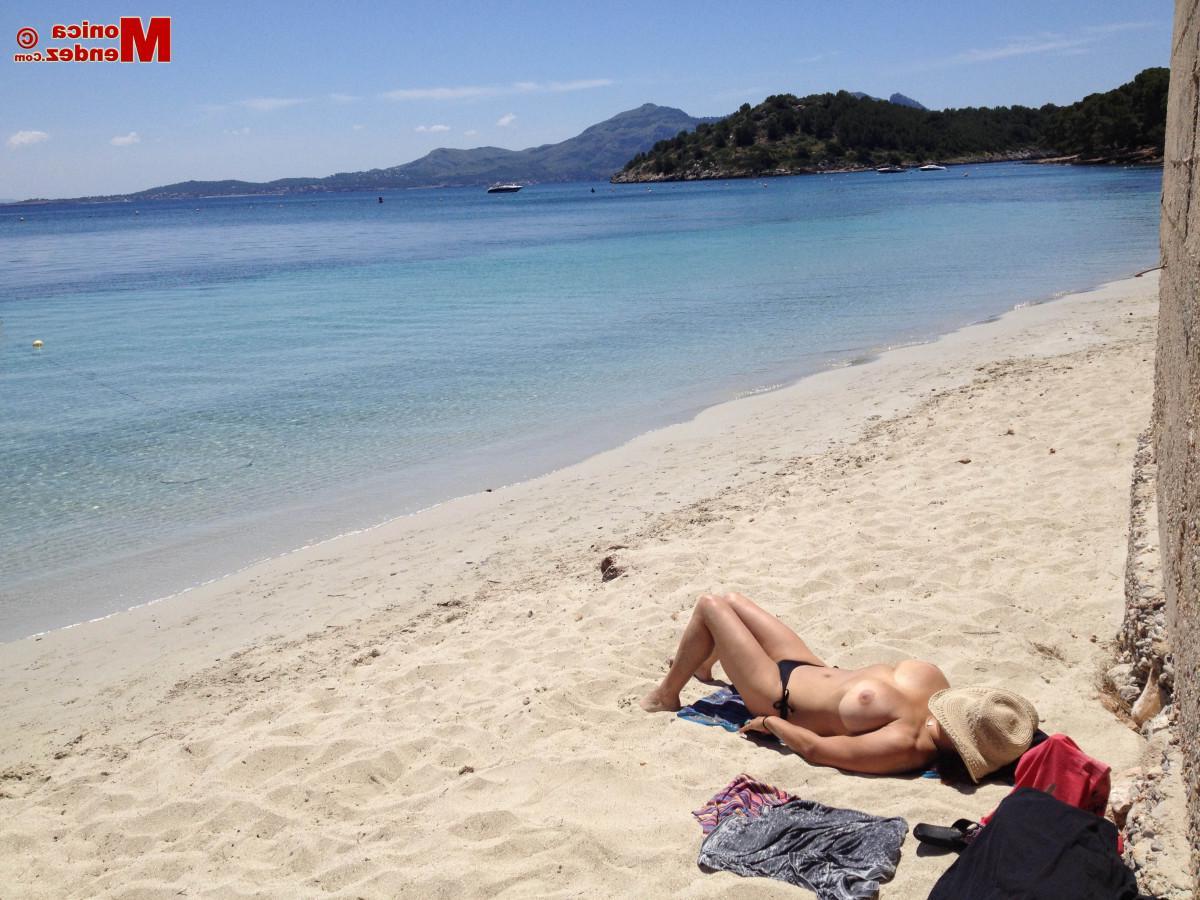 15P Busty babe Monica Mendez shares some candids from her vacation