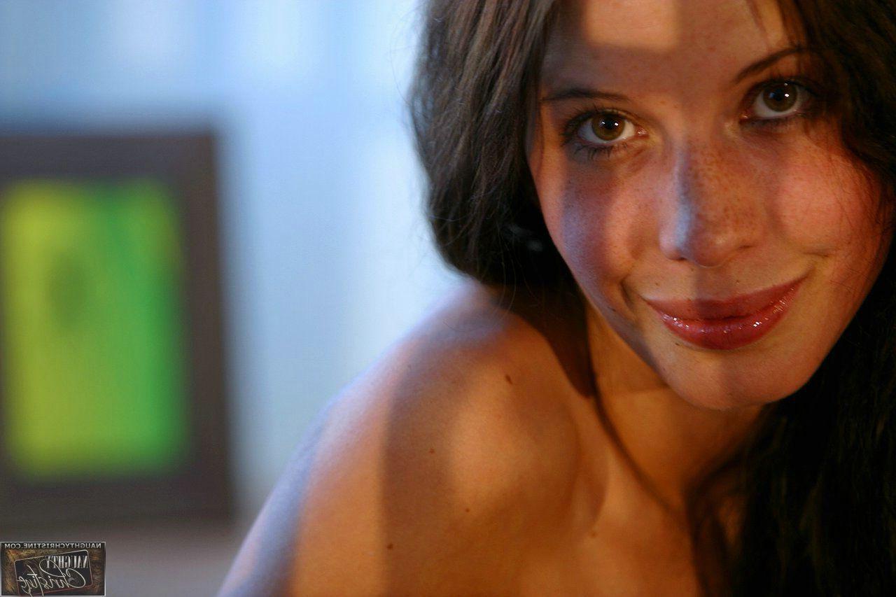 15P Pictures of teen star Naughty Christine teasing with her beauty