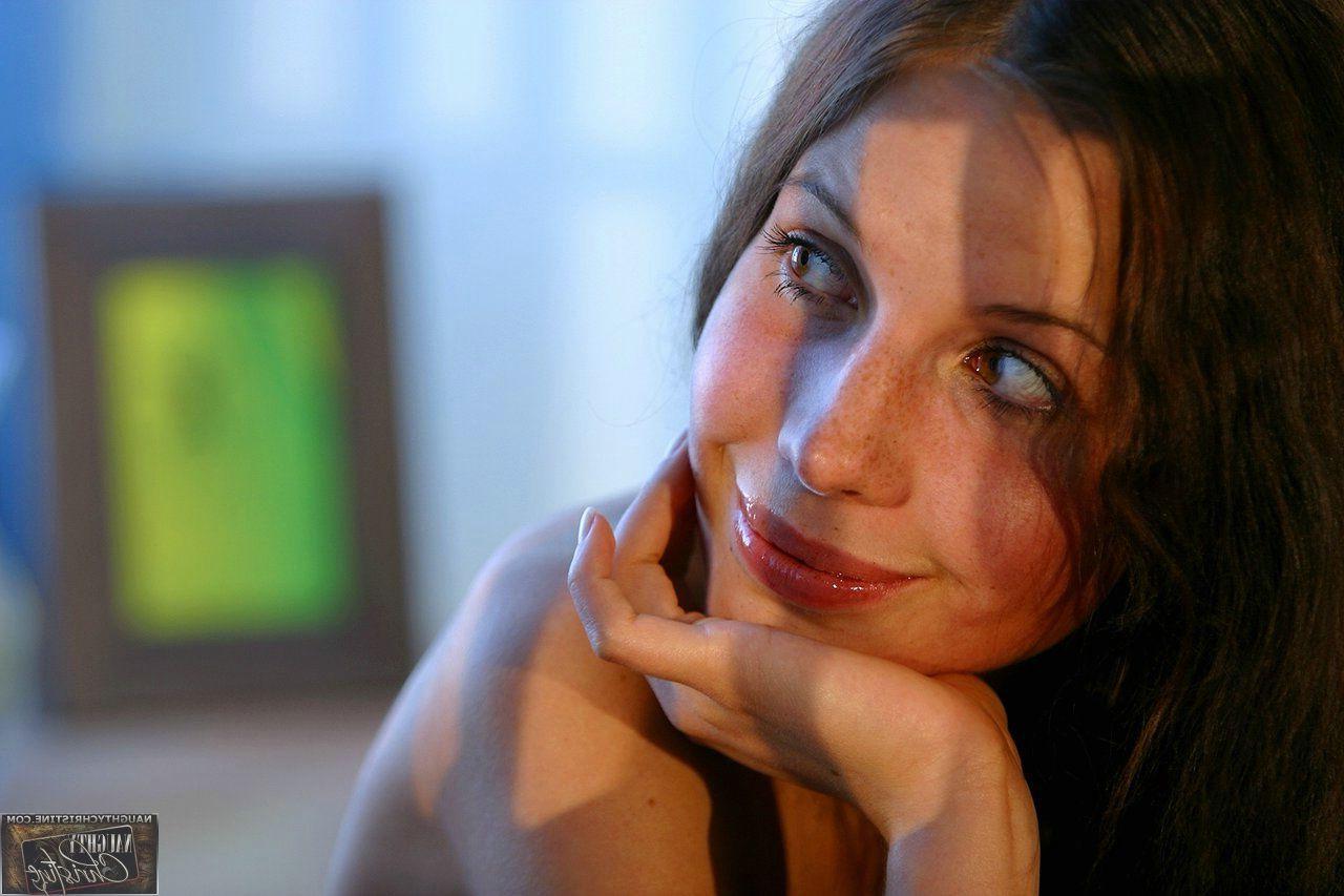 15P Pictures of teen star Naughty Christine teasing with her beauty