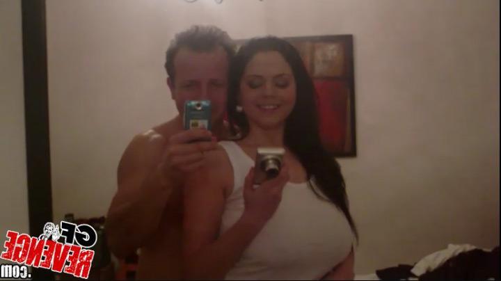 13P Busty brunette amateur Shione films a hot sex tape at home