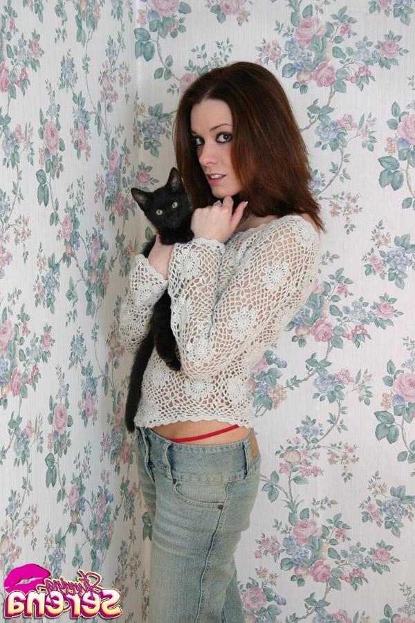 12P Stunning Serena strips with a see-through top
