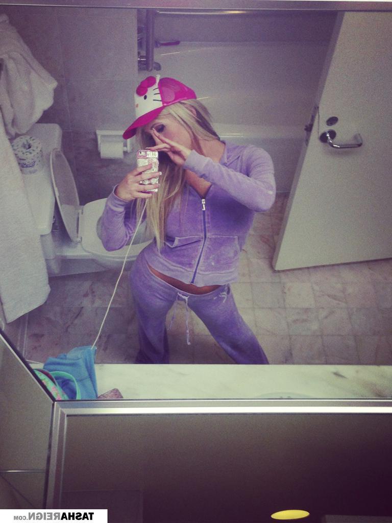 15P Tasha Reign shares some candid self pics with you