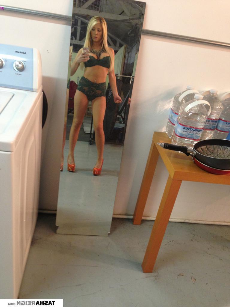 15P Tasha Reign shares some candid self pics with you