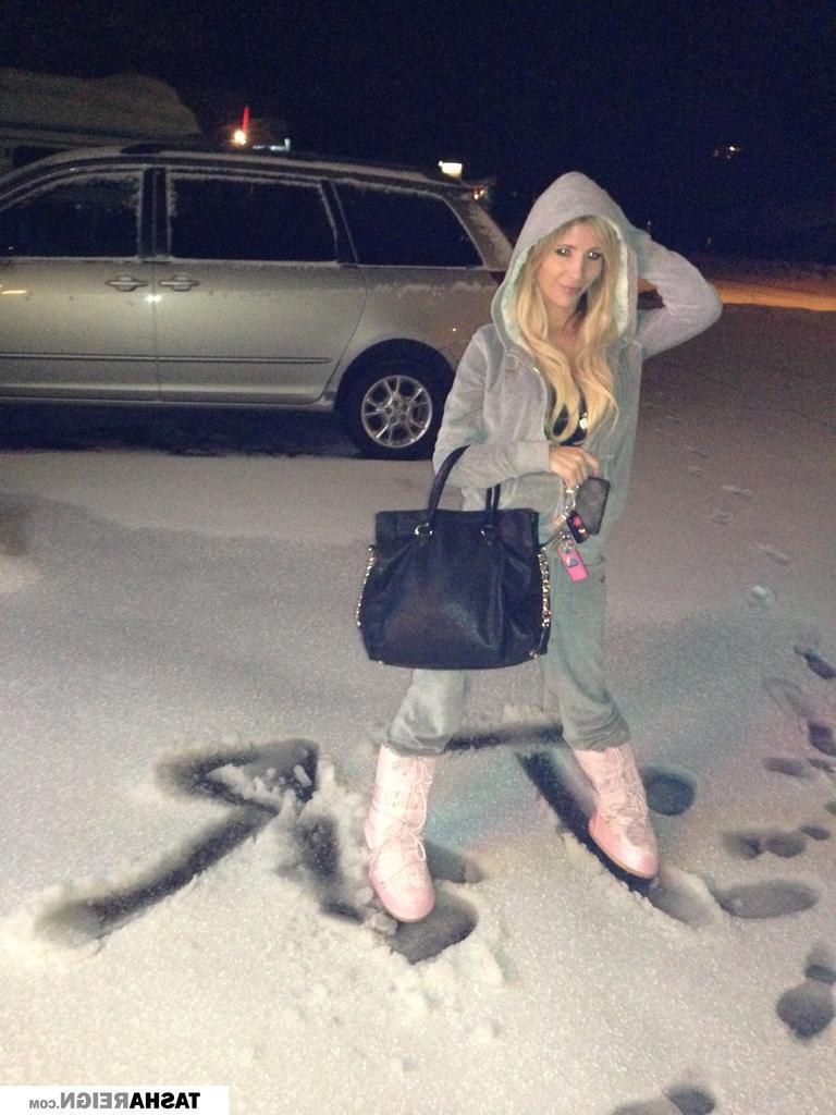 15P Various pics of Tasha Reign candid and horny