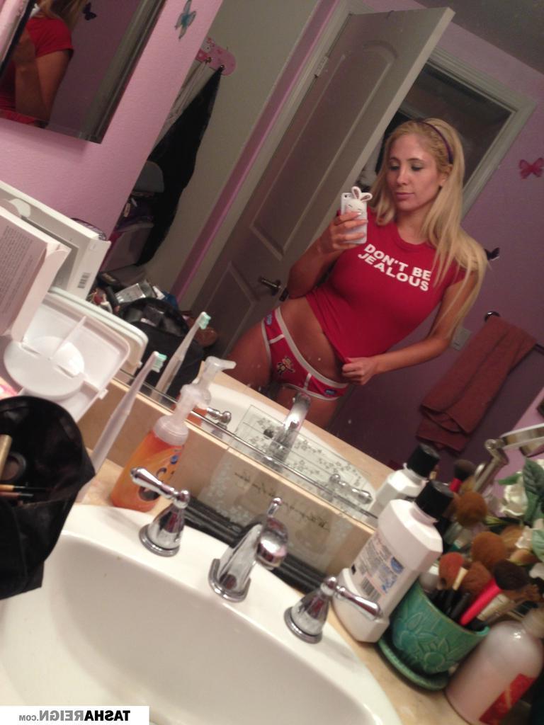 15P Various pics of Tasha Reign candid and horny
