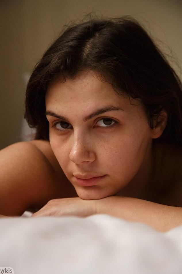 8P Busty hottie Valentina Nappi strips and teases for you in bed