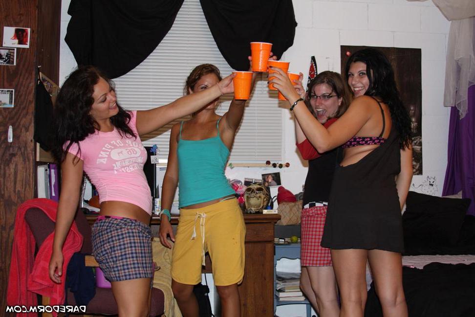 12P Horny college girls put out at a dorm party