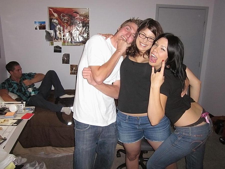 12P Horny coeds go wild at a dorm party