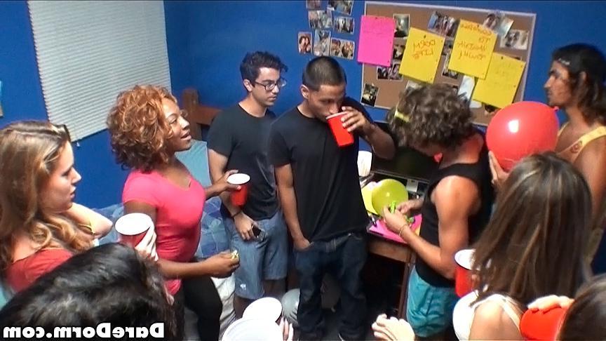 12P Hot college girls have sex at a dorm party