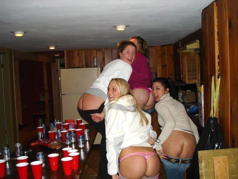 15P Hot party girls get loose on cam and expose their hotness