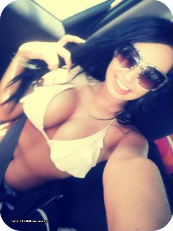14P Gorgeous camwhoring busty babe shows off in a white bikini