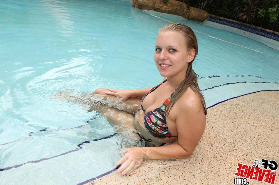 11P Busty blonde teen gets fucked hard in the pool