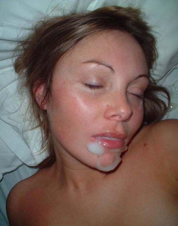 15P Pictures of hory gfs getting their faces covered in jizz