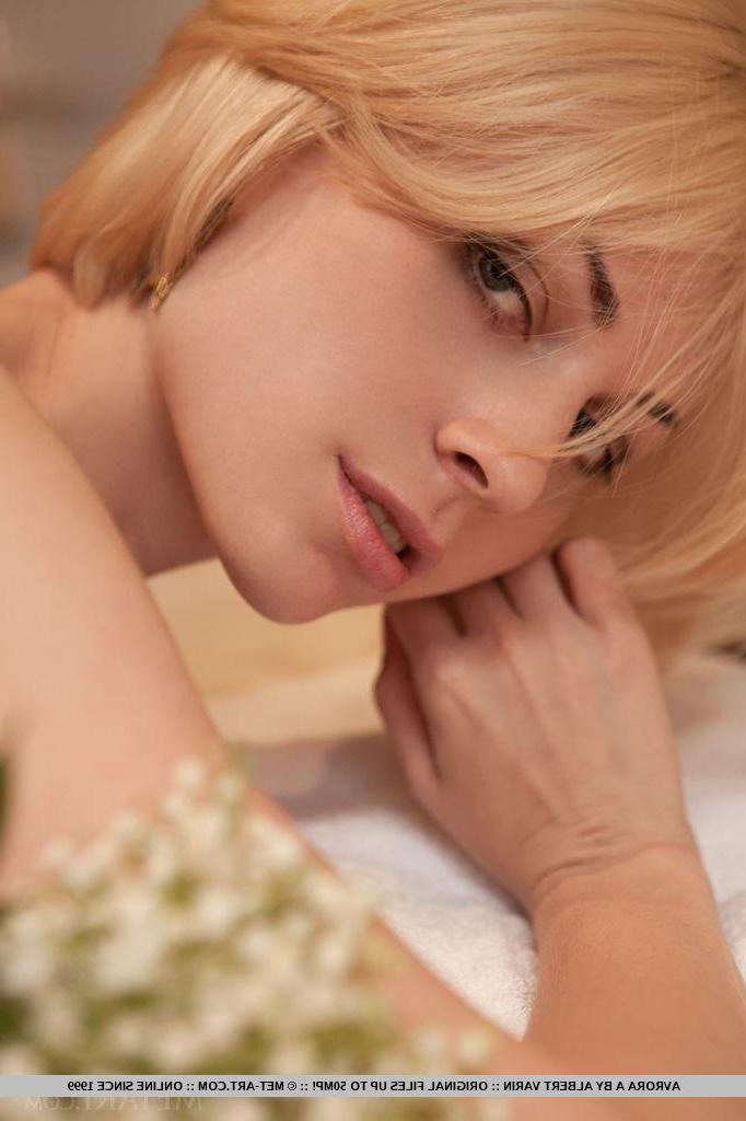 18P Avrora A, a beautiful brown-eyed blonde with lickable pussy
