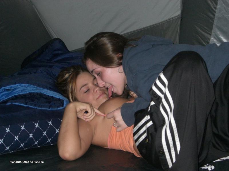 14P Naked lesbians playing with each other in the woods