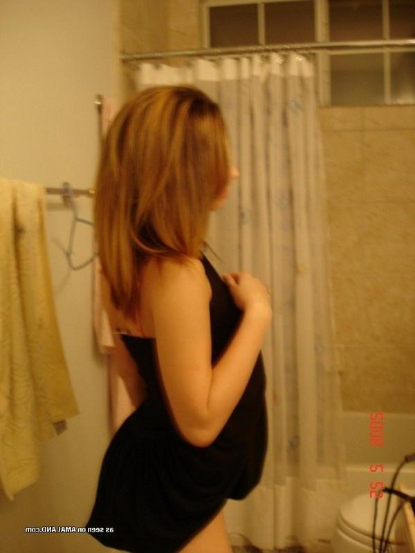 14P Redhead chick self-shooting in sexy clothes and lingerie