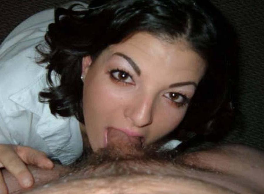 16P Picture compilation of wild amateur babes sucking on stiff dicks