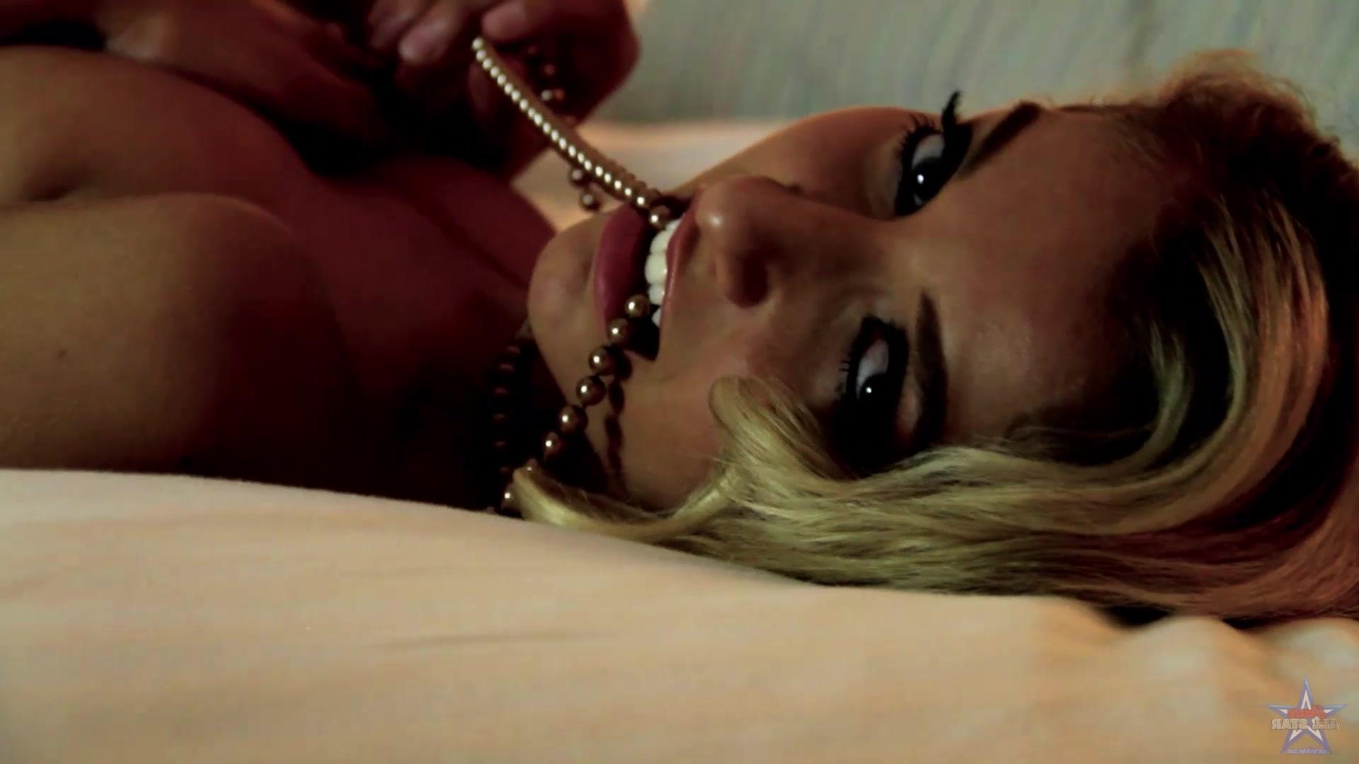 16P Schae in bed with beads looks like trouble