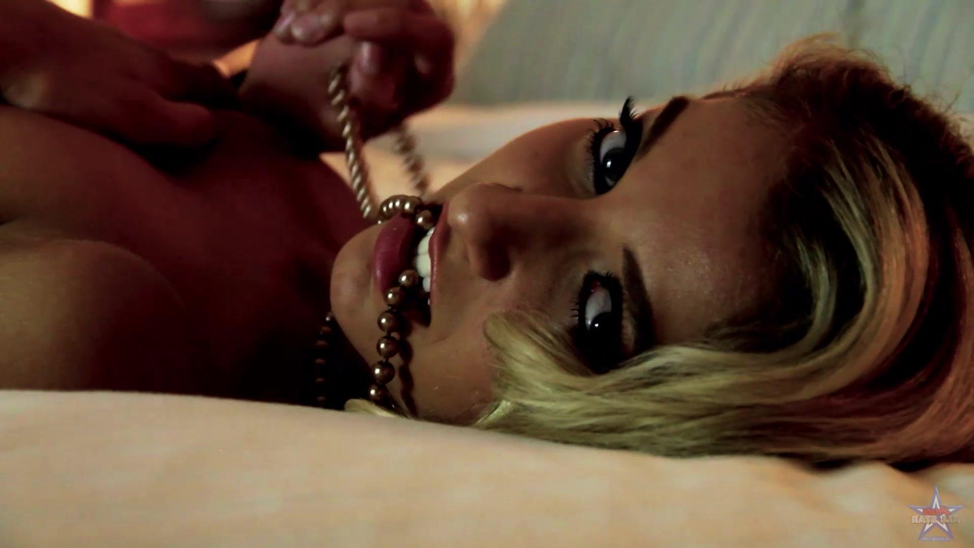16P Schae in bed with beads looks like trouble