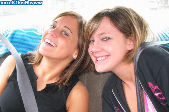 20P Pictures of 2 hot teen coeds stripping each other