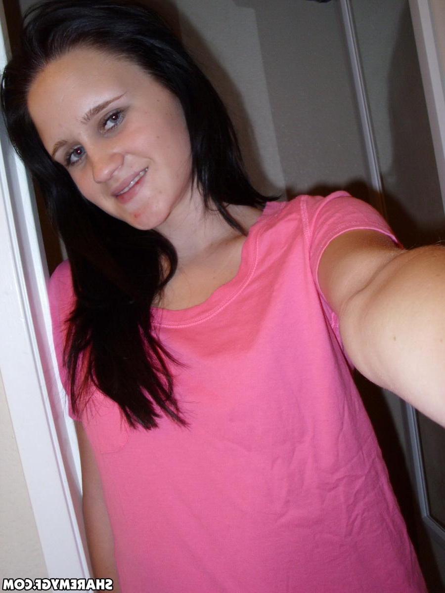 12P Horny teen girlfriend takes selfshot pictures of her boobs and pussy