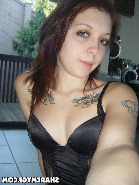 20P Sexy brunette girl takes pics of herself in her socks