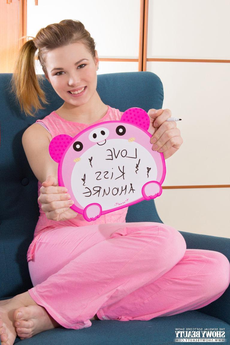 20P Hot teen Melodie shows you her nude body in "Pink Miracle"